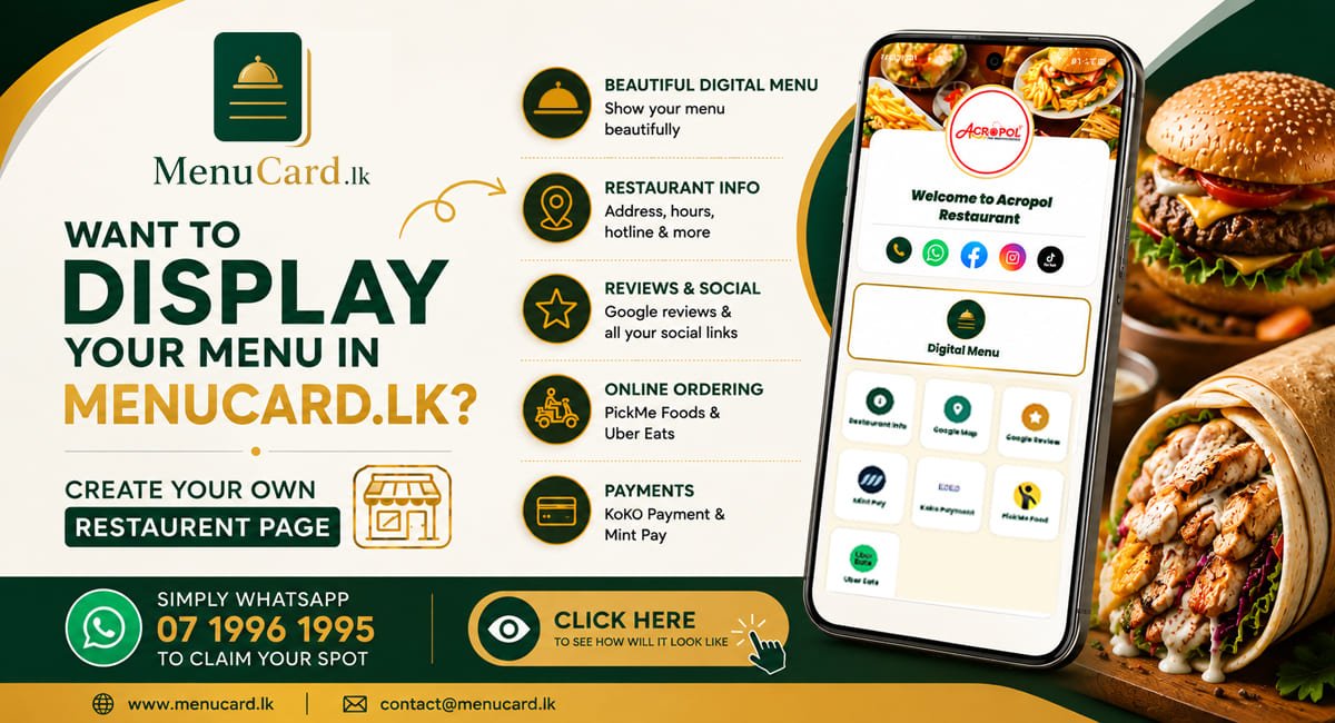 Acropol Restaurant Promotional Banner