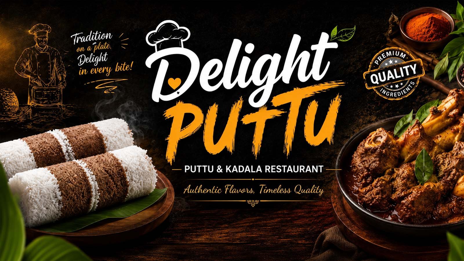 Delight Food Puttu and Babath